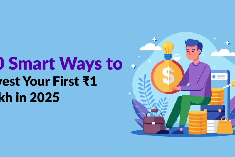 10 Smart Ways to Invest Your First ₹1 Lakh in 2025
