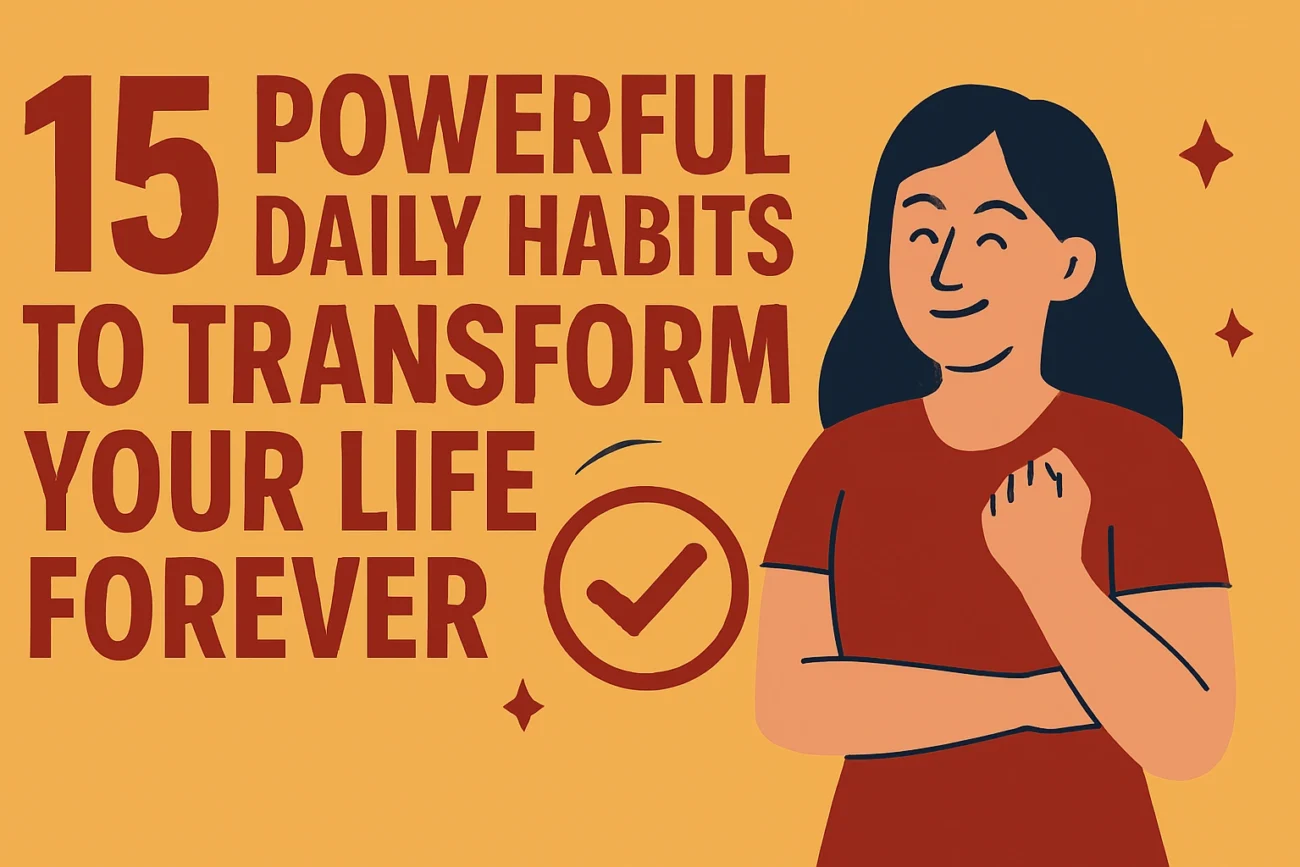 15 Powerful Daily Habits to Transform Your Life Forever