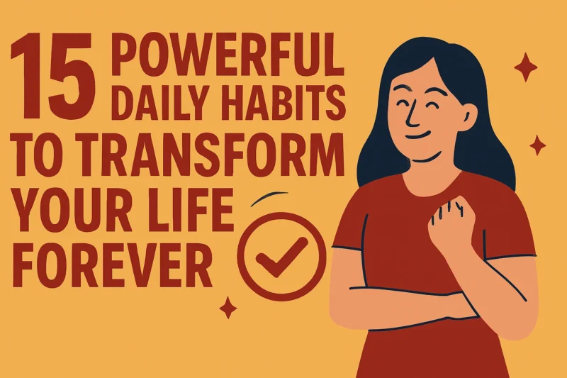 15 Powerful Daily Habits to Transform Your Life Forever
