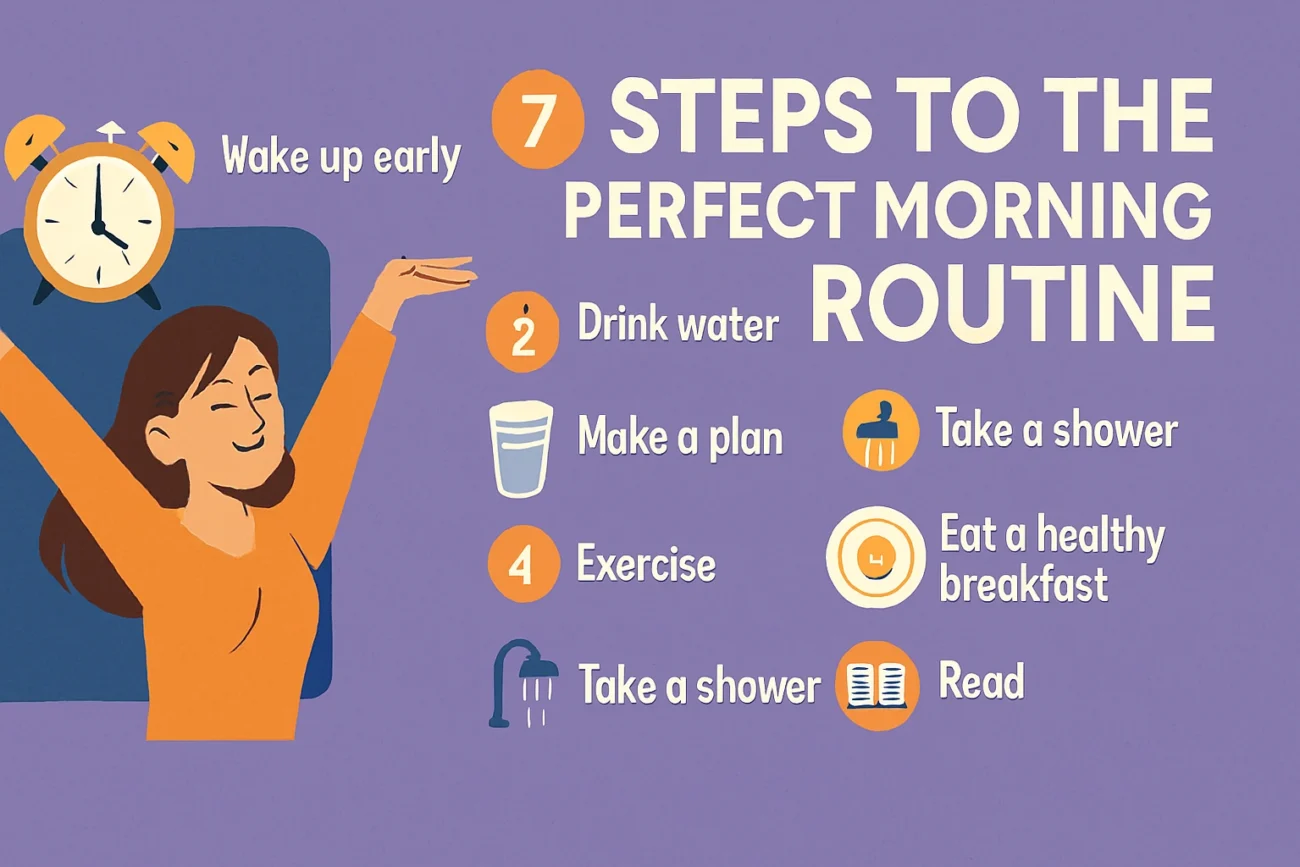 7 Steps to the Perfect Morning Routine 2025 for Energy, Focus & Success