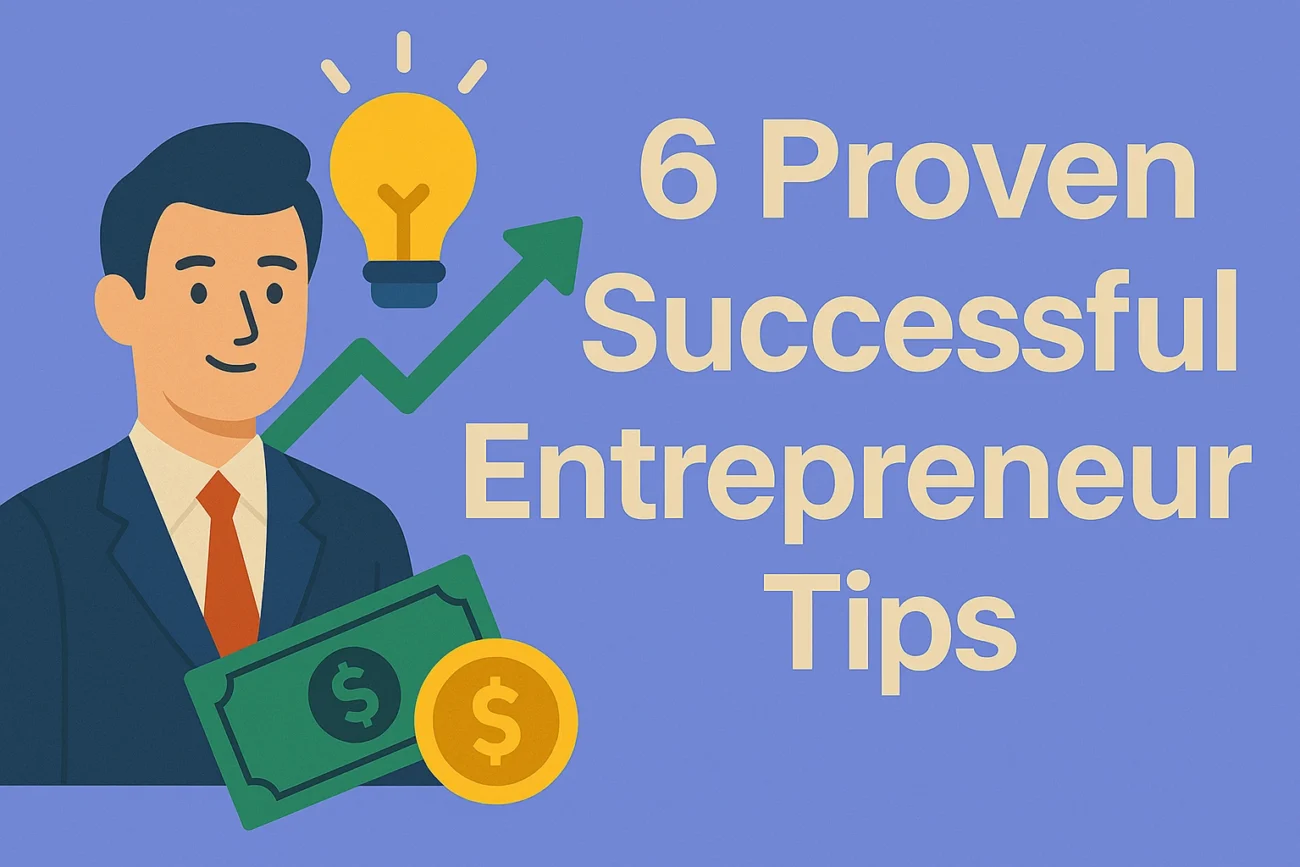 6 Proven Successful Entrepreneur Tips: Guide to Build Wealth & Freedom
