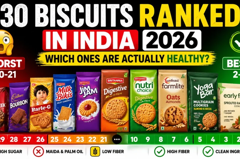 30 Biscuits in India Ranked from Worst to Best in 2026: Shocking Truth About Healthy Biscuits