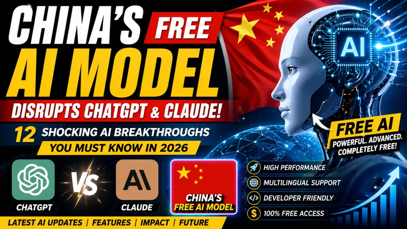 China Free AI Model Disrupts ChatGPT & Claude: 12 Shocking AI Breakthroughs in 2026