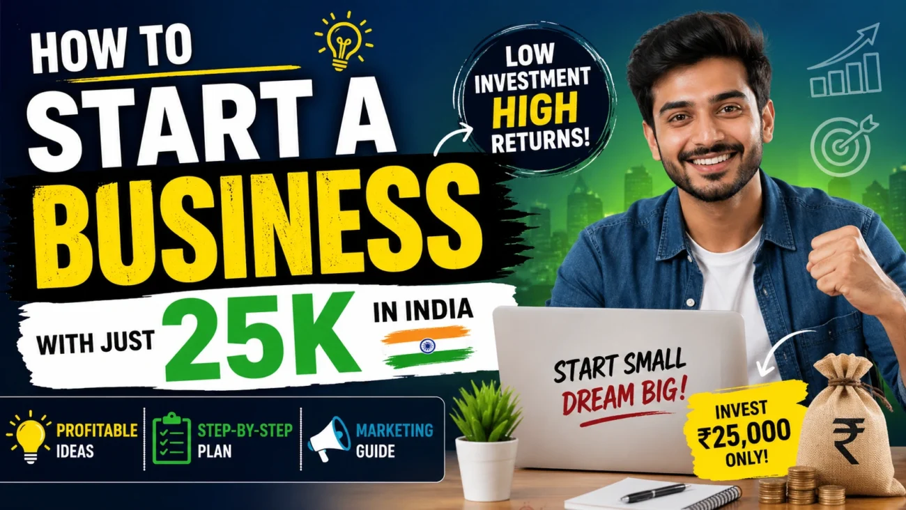 Start a Business with 25K in India: 7 Powerful & Profitable Ideas to Succeed Fast