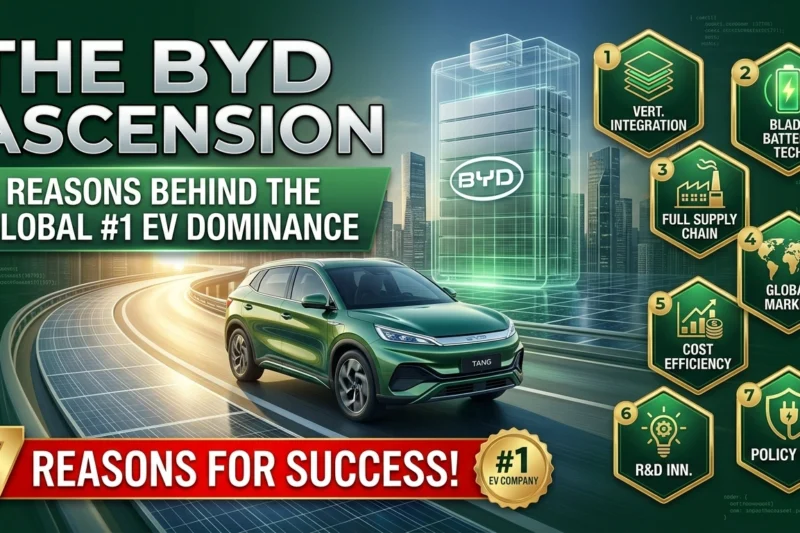 BYD EV Strategy: 7 Powerful Reasons Why BYD Became the World’s #1 Electric Vehicle Company
