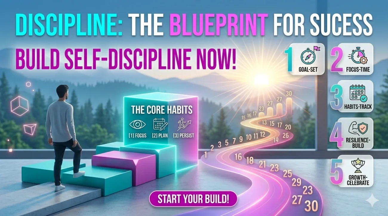How to Build Discipline: 6 Proven Strategies to Stay Consistent and Mentally Strong