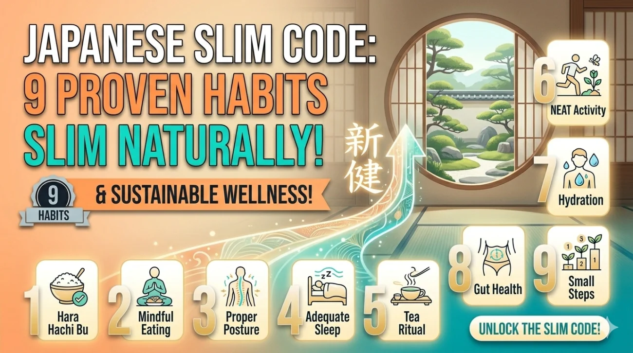 9 Proven Japanese Habits for Weight Loss That Keep You Slim Naturally (No Gym Needed)