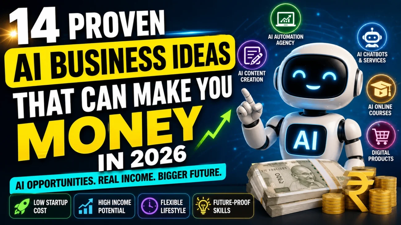 14 Proven AI Business Ideas in 2026 That Can Make You Money Fast