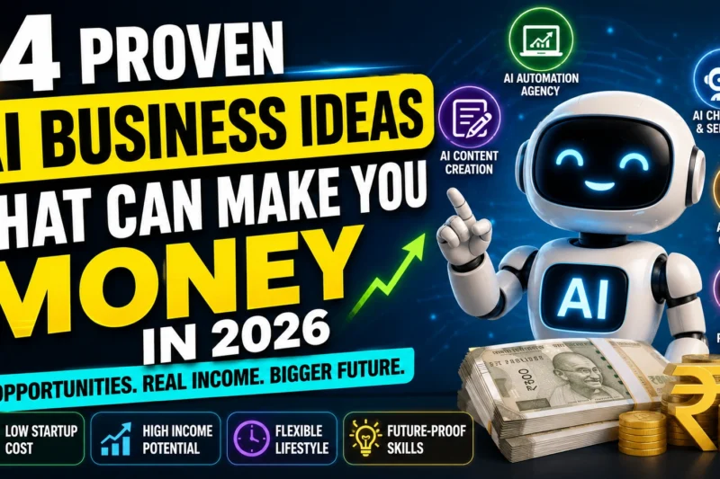 14 Proven AI Business Ideas in 2026 That Can Make You Money Fast