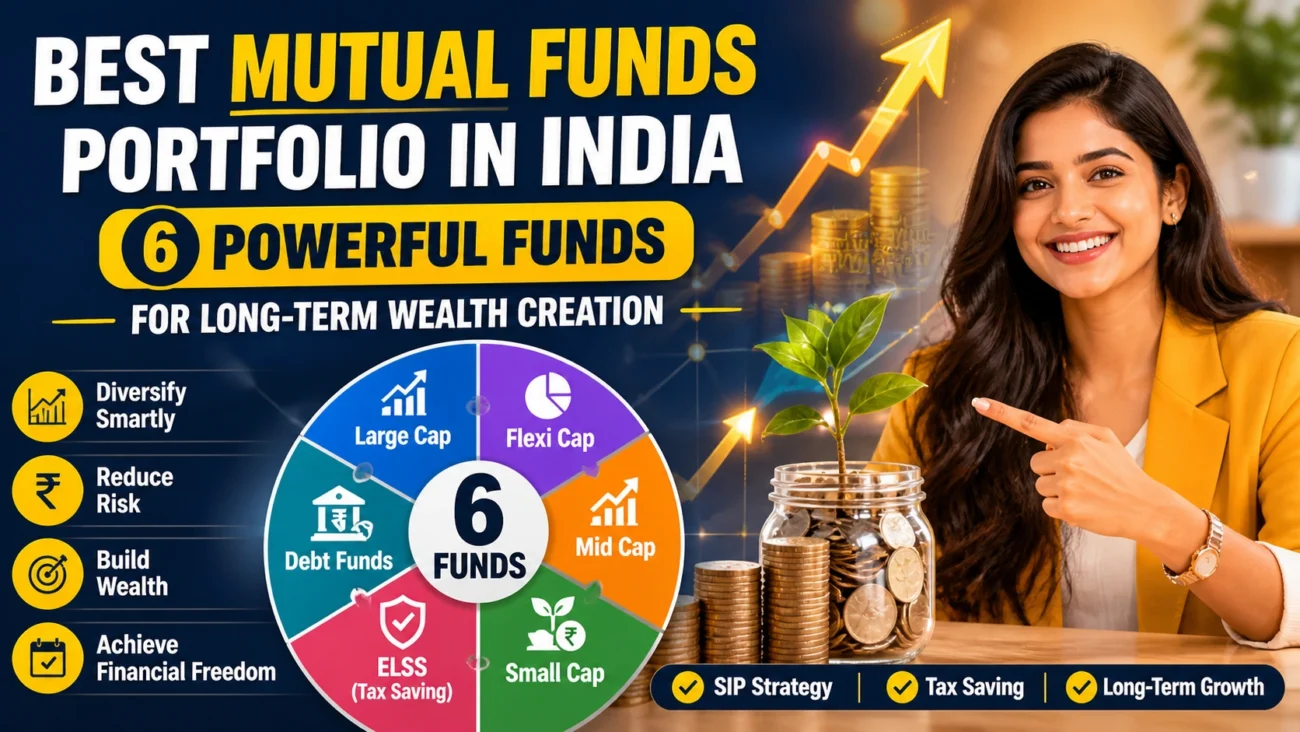 Best Mutual Funds Portfolio in India: 6 Powerful Funds for Long-Term Wealth Creation