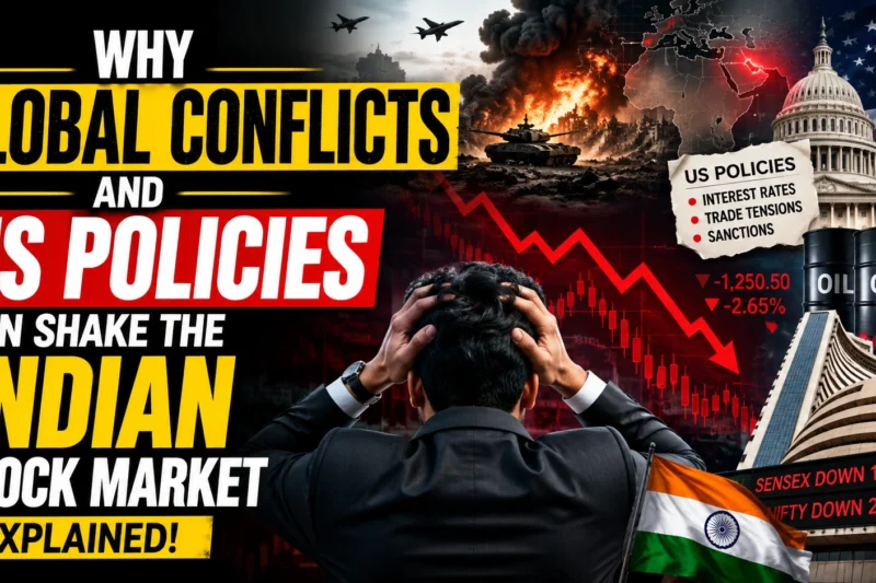 Global Conflicts and Indian Stock Market: 7 Powerful Reasons Markets Crash During Wars & US Policy Shocks
