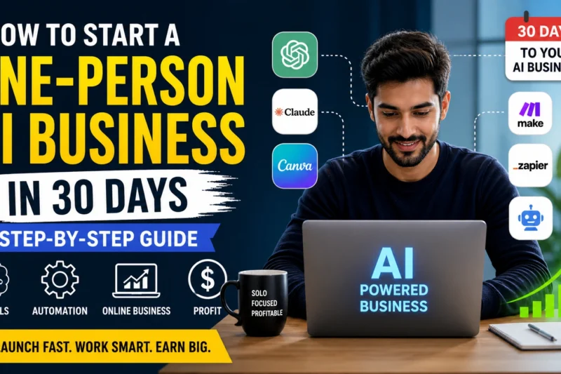 One-Person AI Business: 10 Proven Steps to Start & Profit in 30 Days