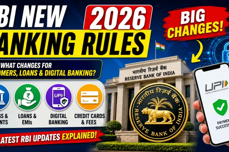 RBI New Banking Rules 2026: 7 Powerful Changes That Will Impact Your Money & Loans