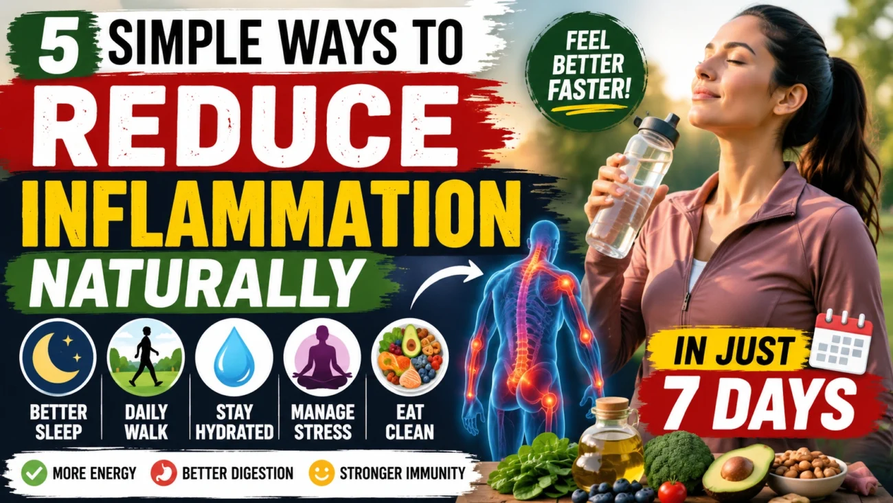 5 Simple Ways to Reduce Inflammation Naturally in 7 Days for Better Health