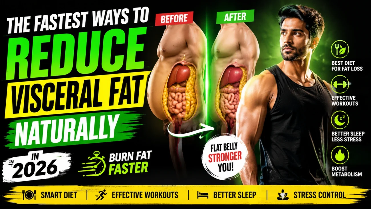 Reduce Visceral Fat Naturally: 15 Fastest Science-Backed Fat Loss Methods in 2026