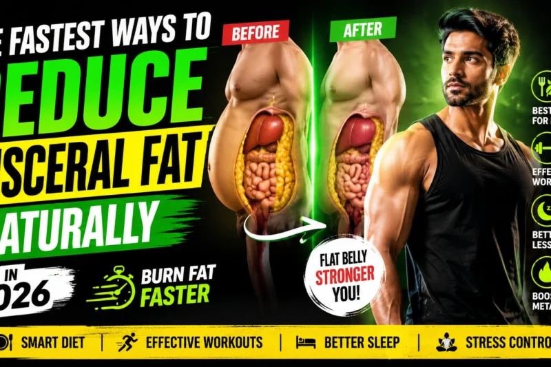 Reduce Visceral Fat Naturally: 15 Fastest Science-Backed Fat Loss Methods in 2026